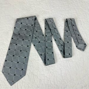 🔥NWT Britches Of Georgetowne Gray Tie 100% Silk Made By Hand In America